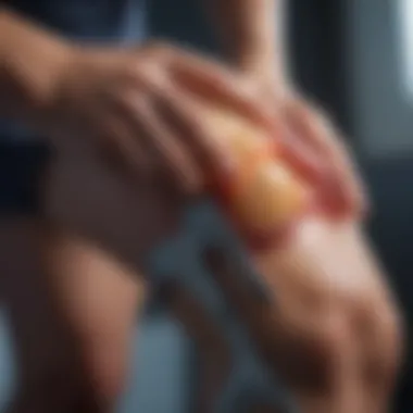 Diagnostic imaging of a knee injury