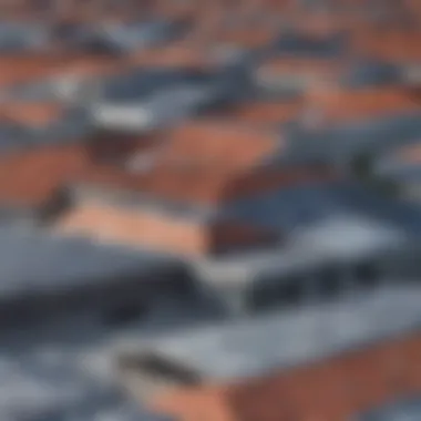 A comparison of various roof layouts showcasing their unique geometries and designs