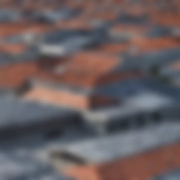 A comparison of various roof layouts showcasing their unique geometries and designs