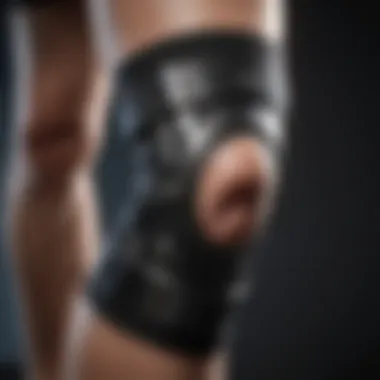 Comfortable Knee Brace Showcasing Support Benefits Comfortable knee brace showcasing support benefits