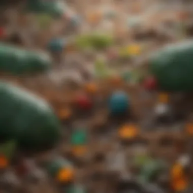 Contrasting Compostable Plastics with Conventional Plastics Visual comparison of compostable plastics and traditional plastics