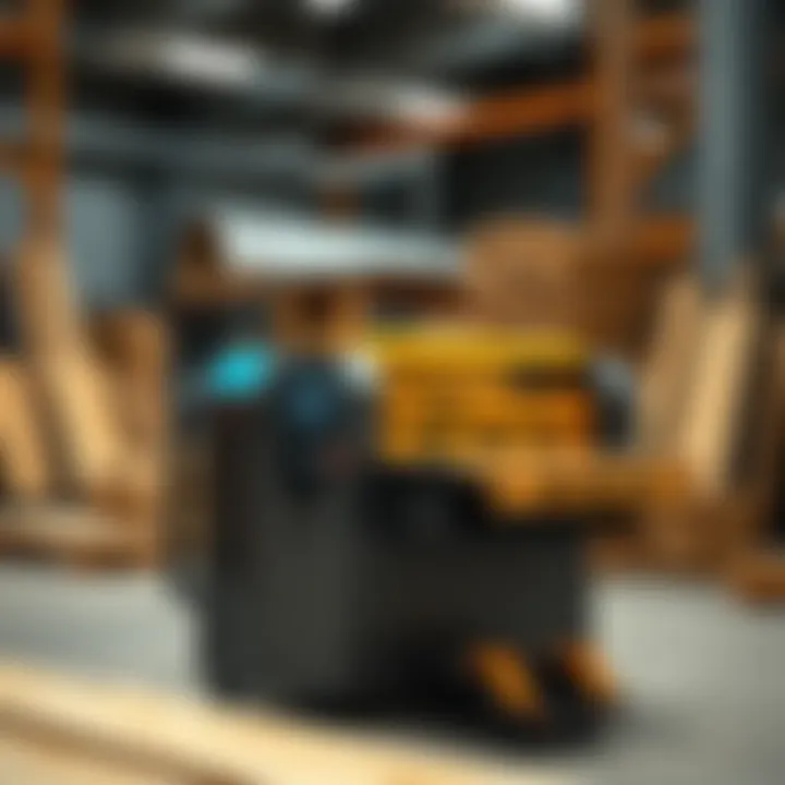 Modern digital lumber planer showcasing advanced technology