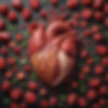 Dietary Patterns for Optimal Cardiovascular Health Diagram illustrating dietary patterns for heart health