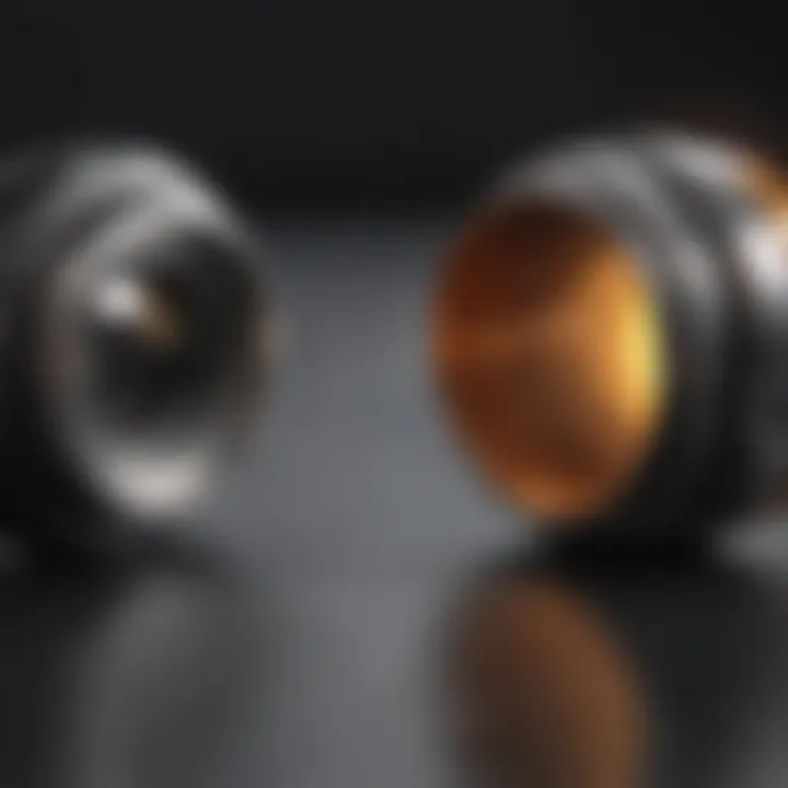 Comparison of signal quality before and after polishing