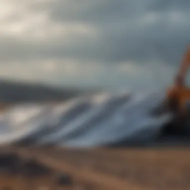 Wind turbine blades ready for recycling