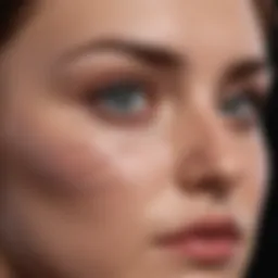 Overview of Dermabond application on a wound