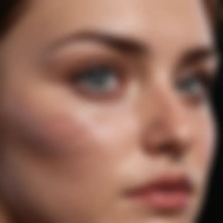 Overview of Dermabond application on a wound