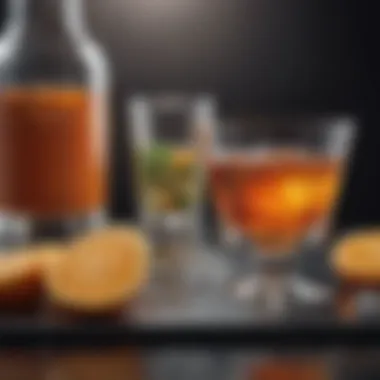 Alcohol Metabolism Process A scientific illustration of alcohol metabolism