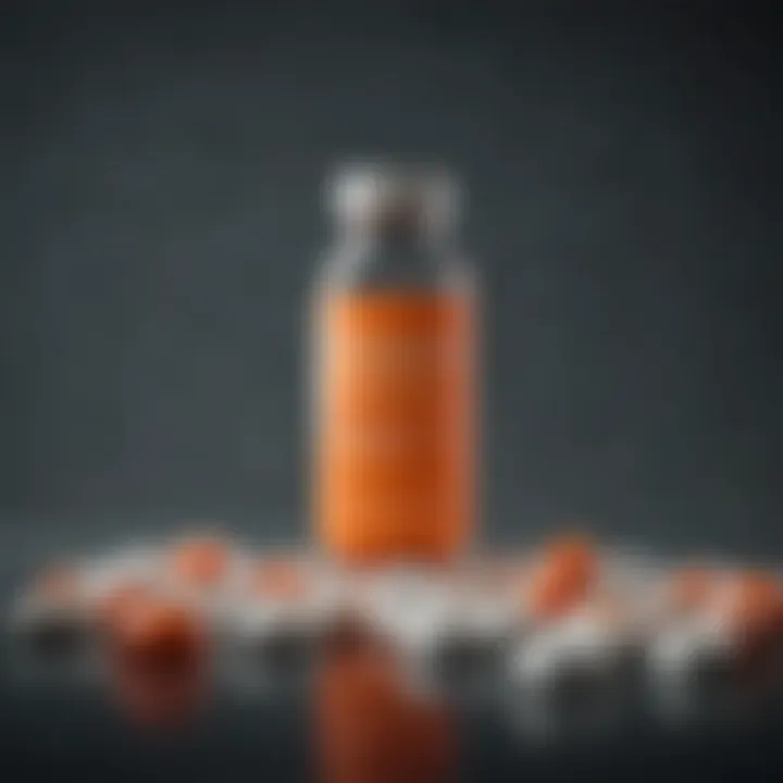 Graph illustrating the elimination half-life of diazepam