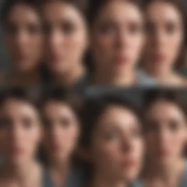 A collage of diverse experiences of mothers dealing with PPD