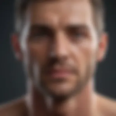 Visual representation of common early symptoms of MS