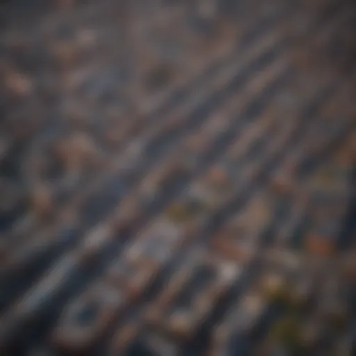 Aerial view of East Liberty showcasing urban development