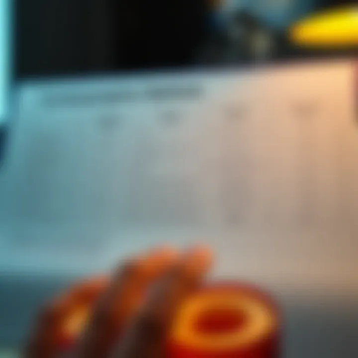 Comparison chart of contraceptive methods