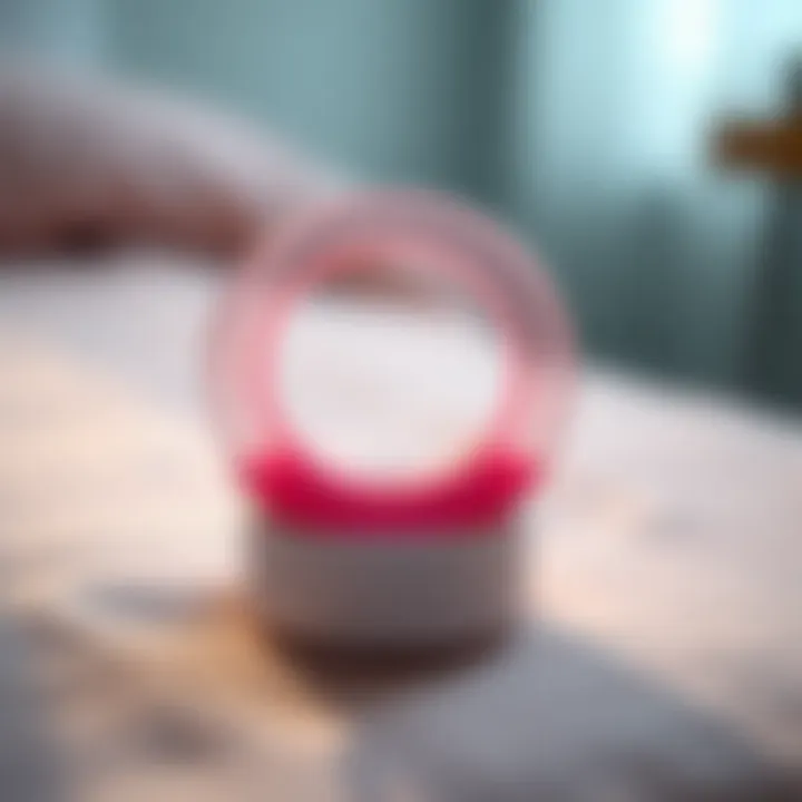 Illustration of the vaginal ring usage guidelines