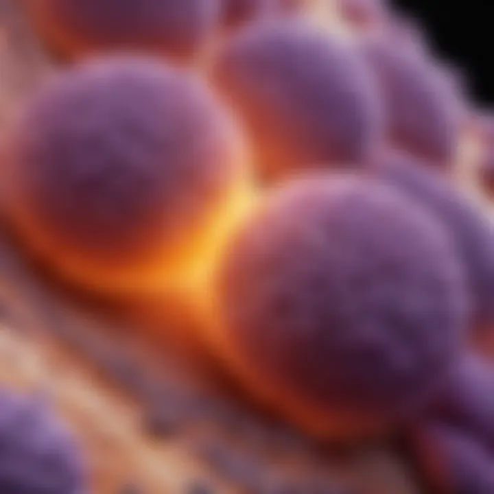 Diagram of pancreatic cancer development stages