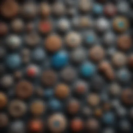 A variety of free magnets showcasing their unique designs and types.