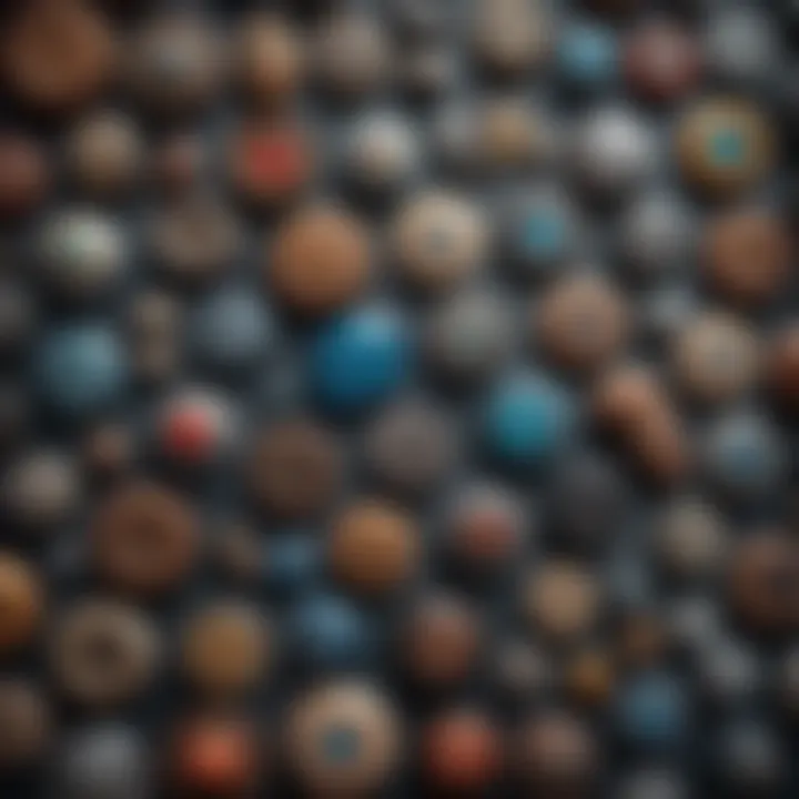 A variety of free magnets showcasing their unique designs and types.