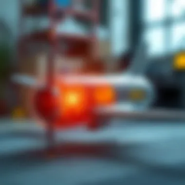 Application of powder laser 3D printing in the aerospace industry.