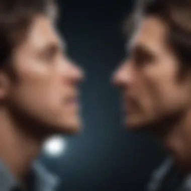Two individuals engaging in conversation, representing strengthened connections through language