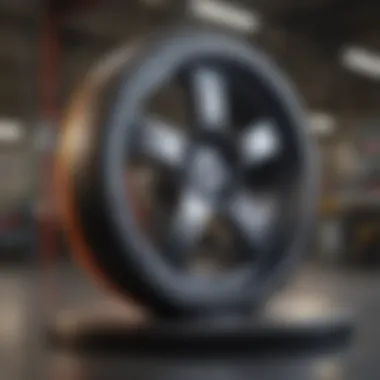 Innovative machinery used in the manufacturing of bonded wheels, emphasizing technological advancements.