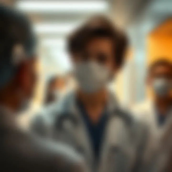 A depiction of the challenges faced by internal medicine professionals.