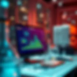 Advanced chemical analysis software interface featuring data visualization tools