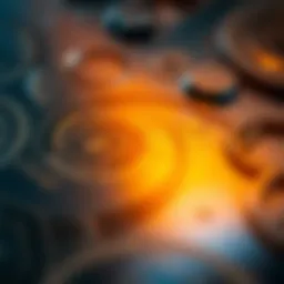 Close-up of electrochemical etching stencil paper showcasing intricate designs