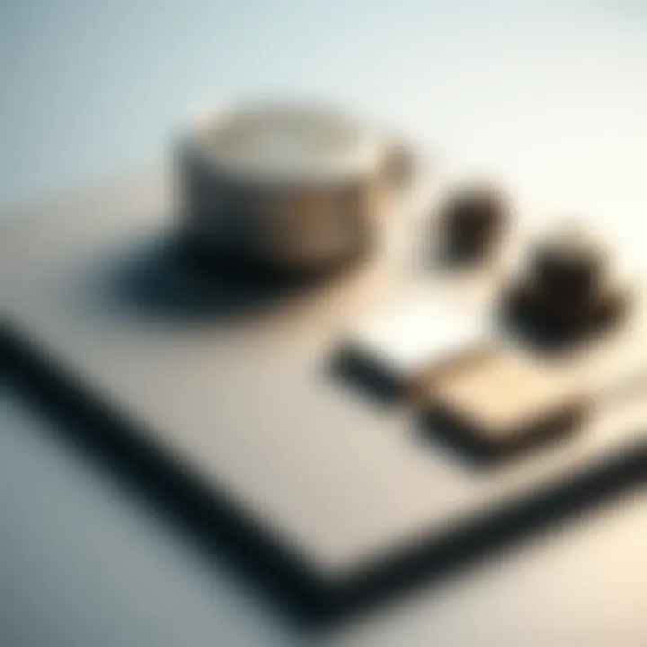 A selection of materials used in electrochemical etching