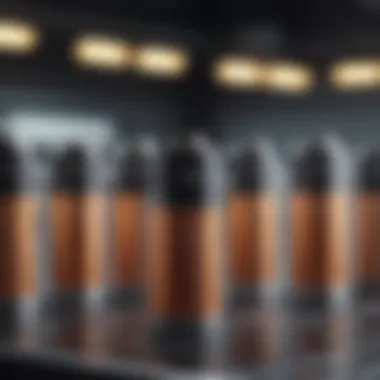 Key Players in Battery Technology Chart detailing key industry players in battery technology