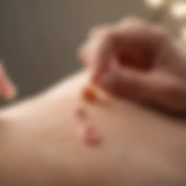 Clinical setting discussing treatment options for molluscum contagiosum