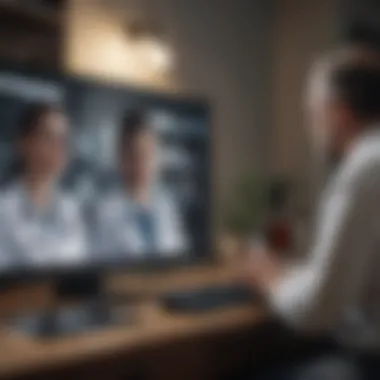 Collaborative Telehealth Session A virtual meeting screen displaying multiple healthcare providers