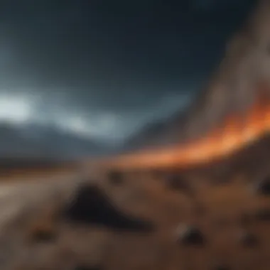Graph showcasing the historical timeline of extinction events
