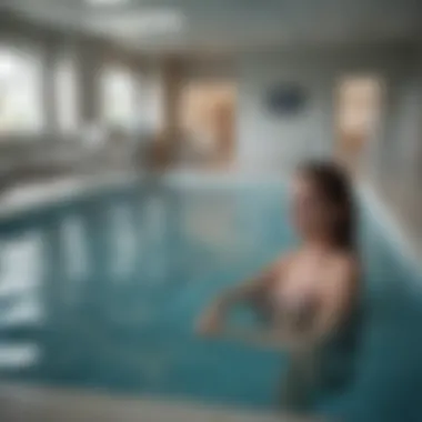 Benefits of Birthing Pools at a Glance Infographic showcasing benefits of birthing pools