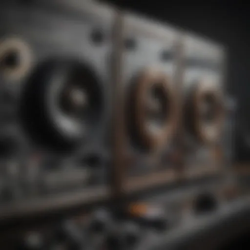 A close-up view of vintage audio equipment symbolizing the preservation of sound