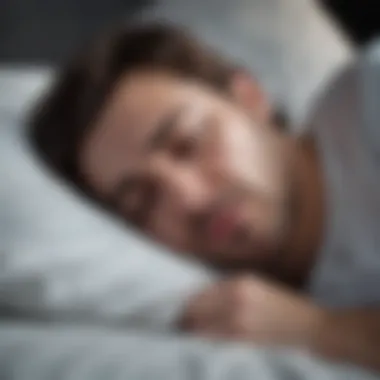 Visualization of sleep stages highlighting disruptions caused by apnea