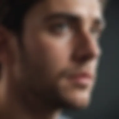 Personal Growth in Overcoming Anxiety Conceptual image of a person reflecting on personal growth in overcoming anxiety