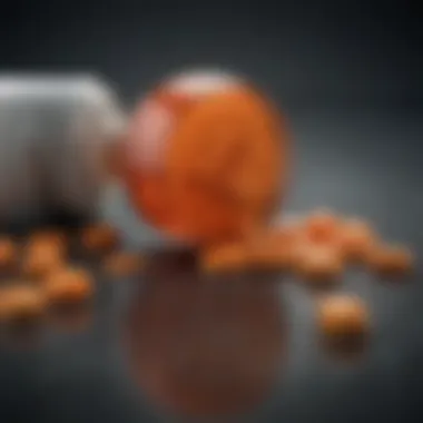Visual representation of rare side effects associated with Adderall