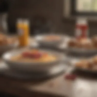 Culinary Applications of Sweeteners A visually appealing table set with dishes featuring sugar substitutes.