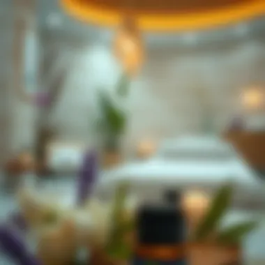Calm and Comfort: Spa Experience with dōTERRA Soothing spa setting with dōTERRA oils