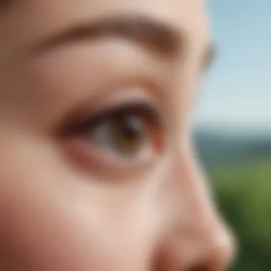Detailed View of Eyelid Relief Ointment Close-up of eyelid relief ointment tube against a serene background