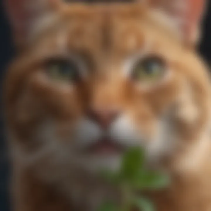 Graphic showing genetic factors influencing cat sensitivity to catnip