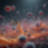 Conceptual illustration depicting immune system complexity