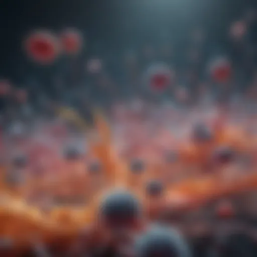 Conceptual illustration depicting immune system complexity