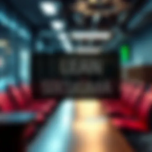 Visual representation of Lean Six Sigma principles