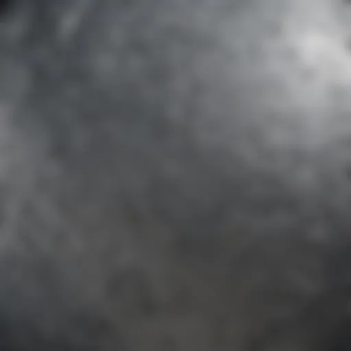 Close-up view of Keim silicate paint texture