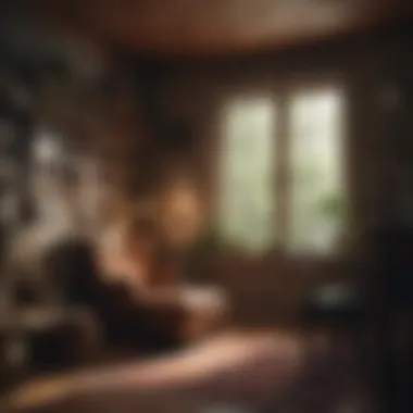 Finding Solace in Solitude A cozy reading nook symbolizing comfort and escape.