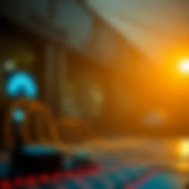 Visual representation of electromagnetic waves and their effects