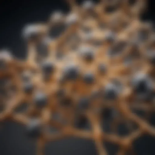 An illustration depicting the molecular structure of medicinal mineral oil