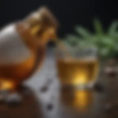 A visual representation of the therapeutic applications of medicinal mineral oil