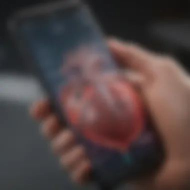 User interface of Medtronic MyCareLink Heart app